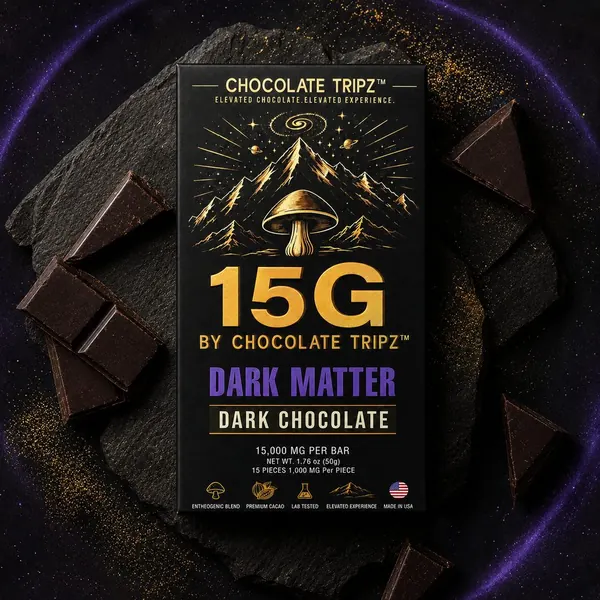 15G by Chocolate Tripz Dark Matter, dark chocolate.
