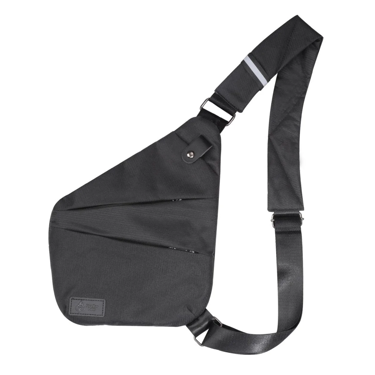 Smell-proof Crossbody in black.