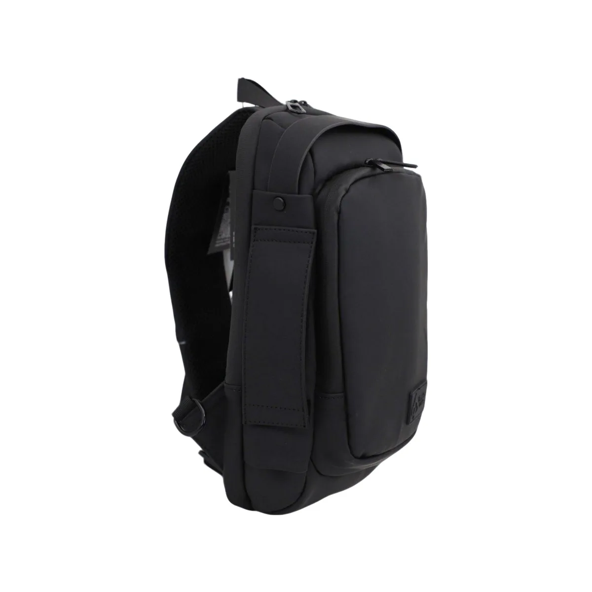 Executive Tech Crossbody in black.