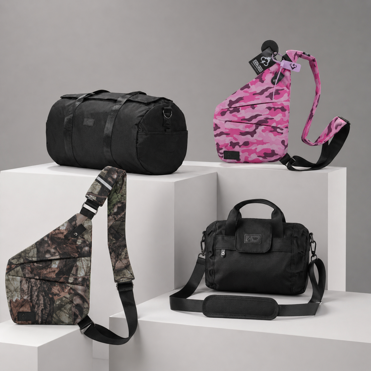 Bag quad — pedestal studio